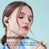 EARDECO 3.5mm Wired Headphones HIFI Bass Wired Earphone Earbuds inear Headphones Phone Mobile Headset with Mic Earphone Handfree 6