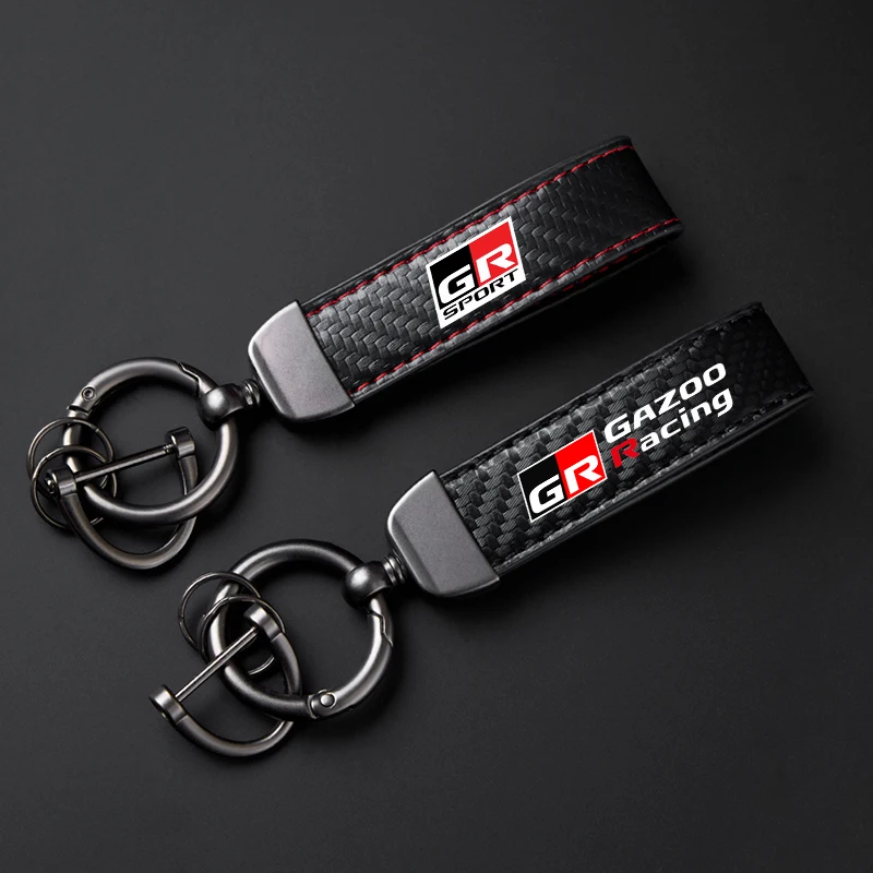 Auto Leather Keychain Key Ring Accessory