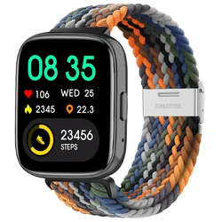 Nylon Braided Solo Loop Elastic Weave Bracelet Wristband Strap for Redmi 3 Lite (Camouflage seven-B)