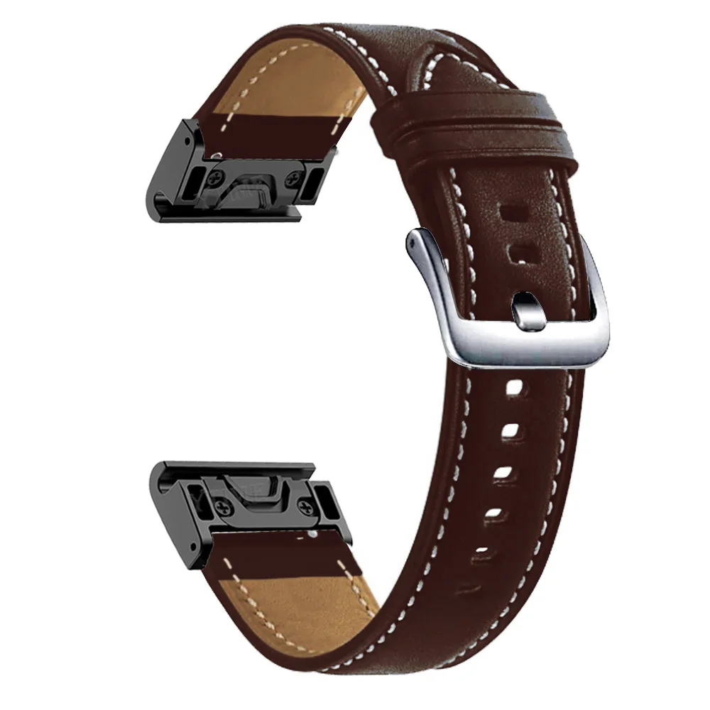 Garmin Enduro / Tactix Delta / Descen MK1 MK2 MK2 Ʈ ո ð Leahter Band Watchband 26mm Quick Fit watch Strap