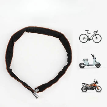 100CM anti-theft chain lock, portable mountain bike lock, electric battery motorcycle anti-pick lock, anti-theft iron chain lock