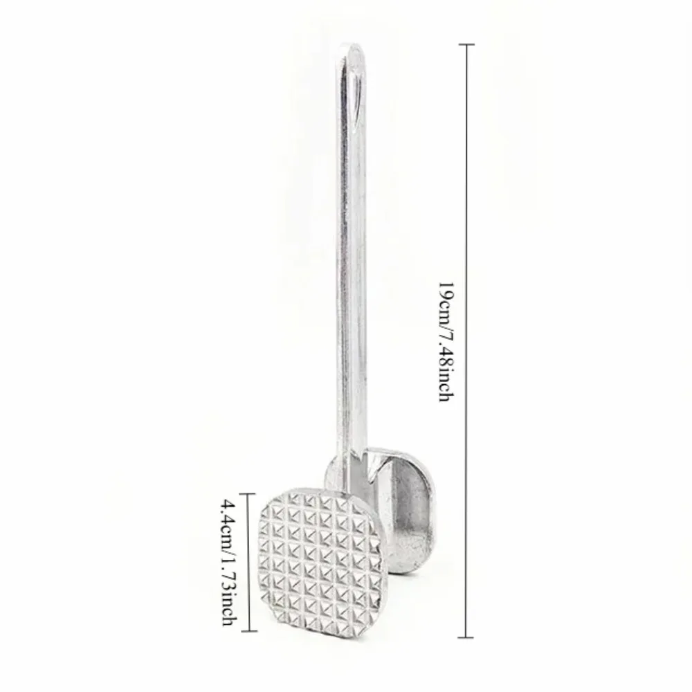 1Pcs Meat Tenderizer Hammer Kitchen Gadgets Multifunction Two Sides Loose Tenderizers Household Knock-sided Steak Pork Tools 6
