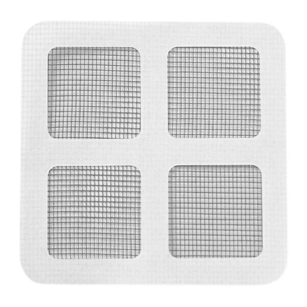 Door Curtain Window Screen Repair Patch 3/6pcs 10cm*10cm Baby Safety Screen Patch Stickers Anti Mosquito Net Door Repair window screen repair tape,window screen repair sticker