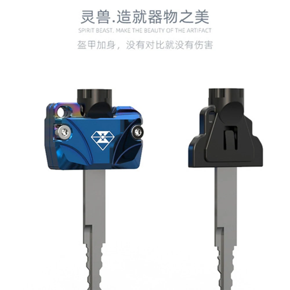 For Kymco Xciting 400 SuperDink 125 Downtown 350 SPIRIT BEAST Aluminum Motorcycle Key Case Cover Shell Alloy CNC Accessories