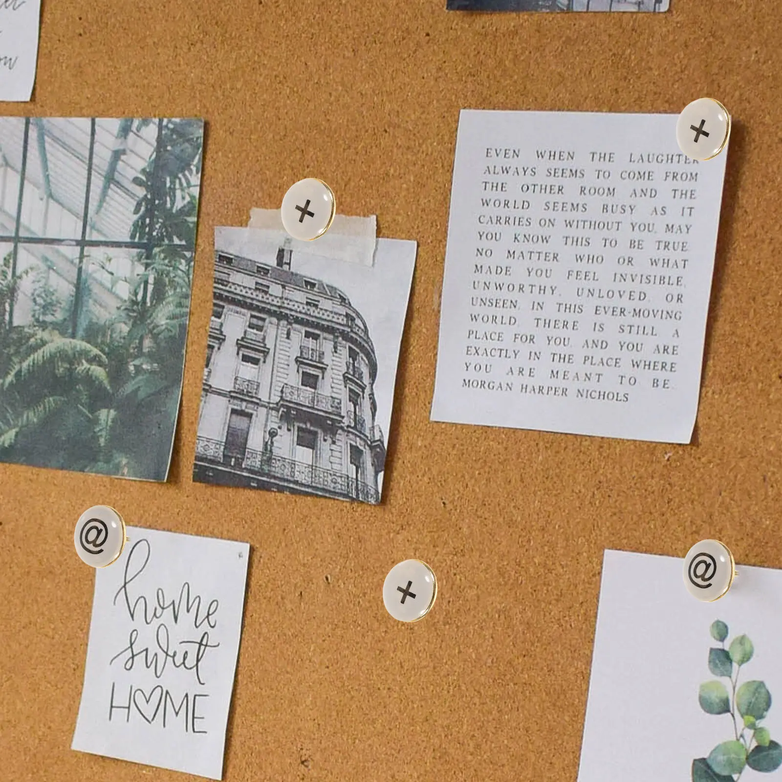 지도 표시용 숫자 모양의 압정 104개, 게시판, 코르크보드, 사진 벽, 사무실, 학교, 교실용 푸시핀