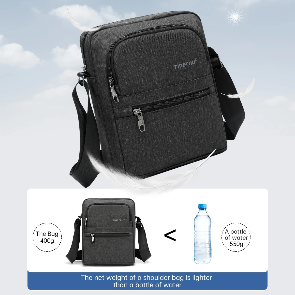 Men's Messenger Bags Men Mini Bag For Business Shoulder Bag Male Casual Crossbody College Travel Sling Bags For Men mens messenger bag
