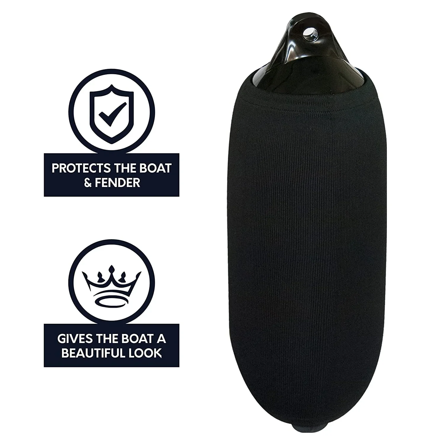 Boat Bumpers Boat Fender Cover For Center Rope Tube Style for 140mm x 500mm /5.5 inches x 20 inches boat Fenders