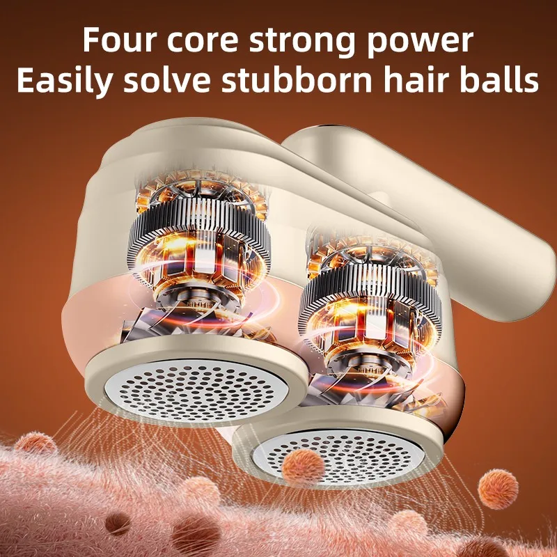 Portable Electric Lint Remover For Clothing Rechargeable Pellet Fluff Remover Fabric HairBall Shaver Removes Lint From Clothes 6