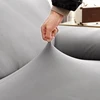 Imitation milk silk solid colour sofa cover high elasticity four seasons universal fabric soft breathable pet stain resistant 4