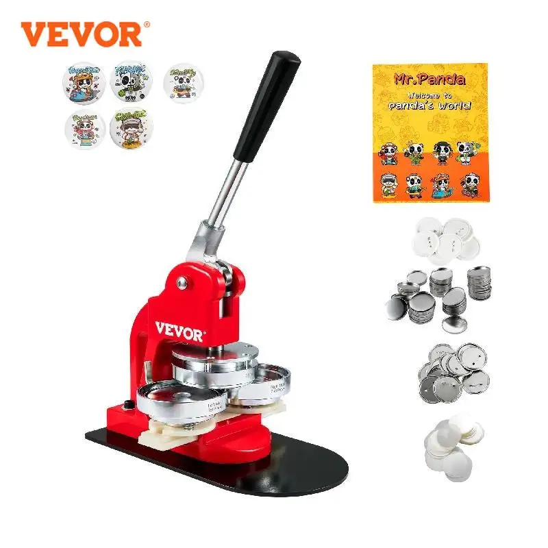 Badge Maker Machine DIY Button Pin with 500Pcs Free Parts Press Kit Circle Manufacture Button Making Tool 25/32/58/75MM badge maker