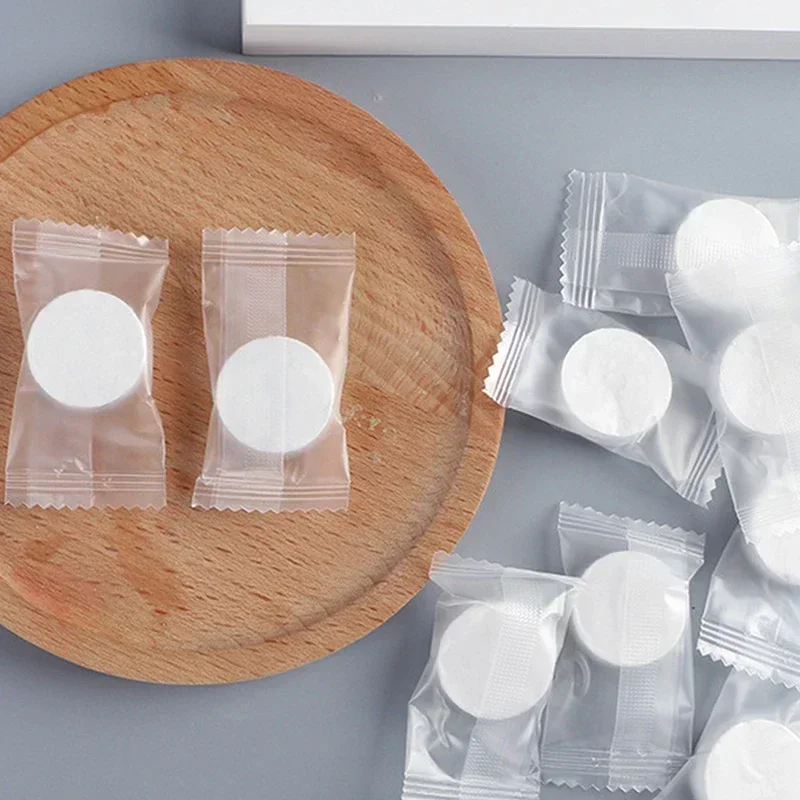 10-100pcs Disposable Compressed Facial Mask Portable Travel Non-woven Face Mask Skin Care Cotton Wrapped Masks Paper Wholesale