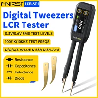 FNIRSI LCR-ST1 Smart Tweezer Mini Tester Resistance Capacitance  LCR SMD ESR Inductance Continuity Diode Test Measurement Tools 1