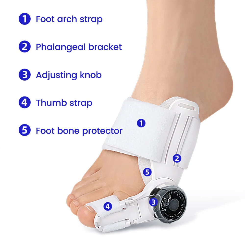 Splint Big Bone Tool Toe Straightener Corrector Foot Pain Relief Hallux Valgus Correction Orthopedic Pedicure Foot Care 4