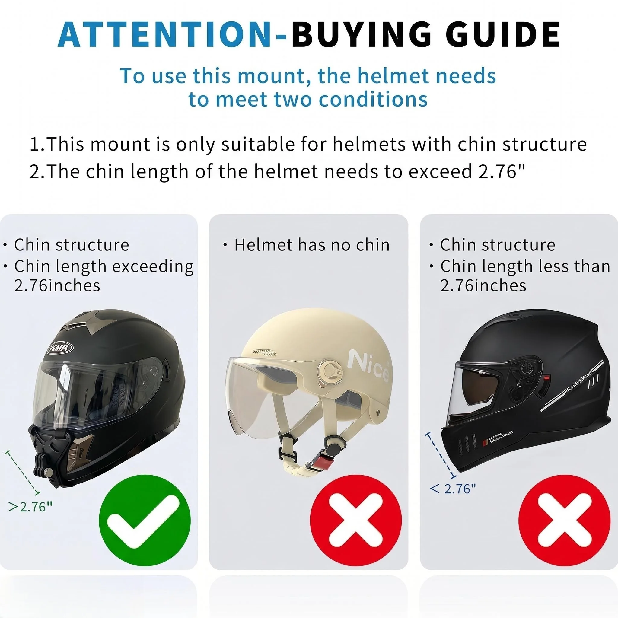Support de casque GoPro avec extension J-Hook installé sur un guidon de vélo, angle de vue large
