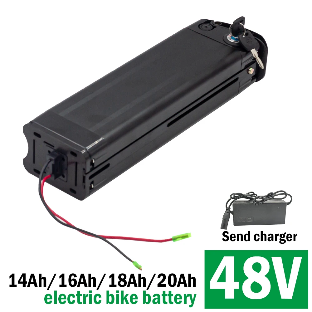 Batterie 48V 20Ah Pour Vélo électrique - Lithium PVC étanche - Avec Chargeur - Compatible Trottinette - 8