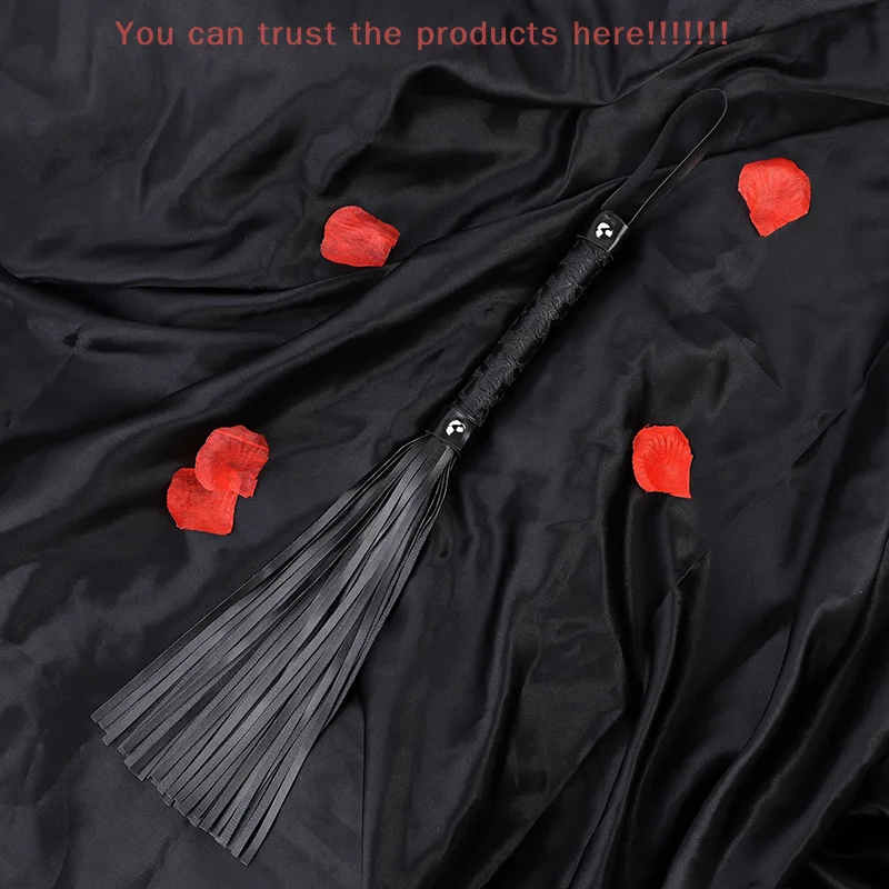Hand Cuffs Queen Colourful Horse Riding Whip High Quality Pu Leather Pimp Whip Racing Riding Crop Party Flogger