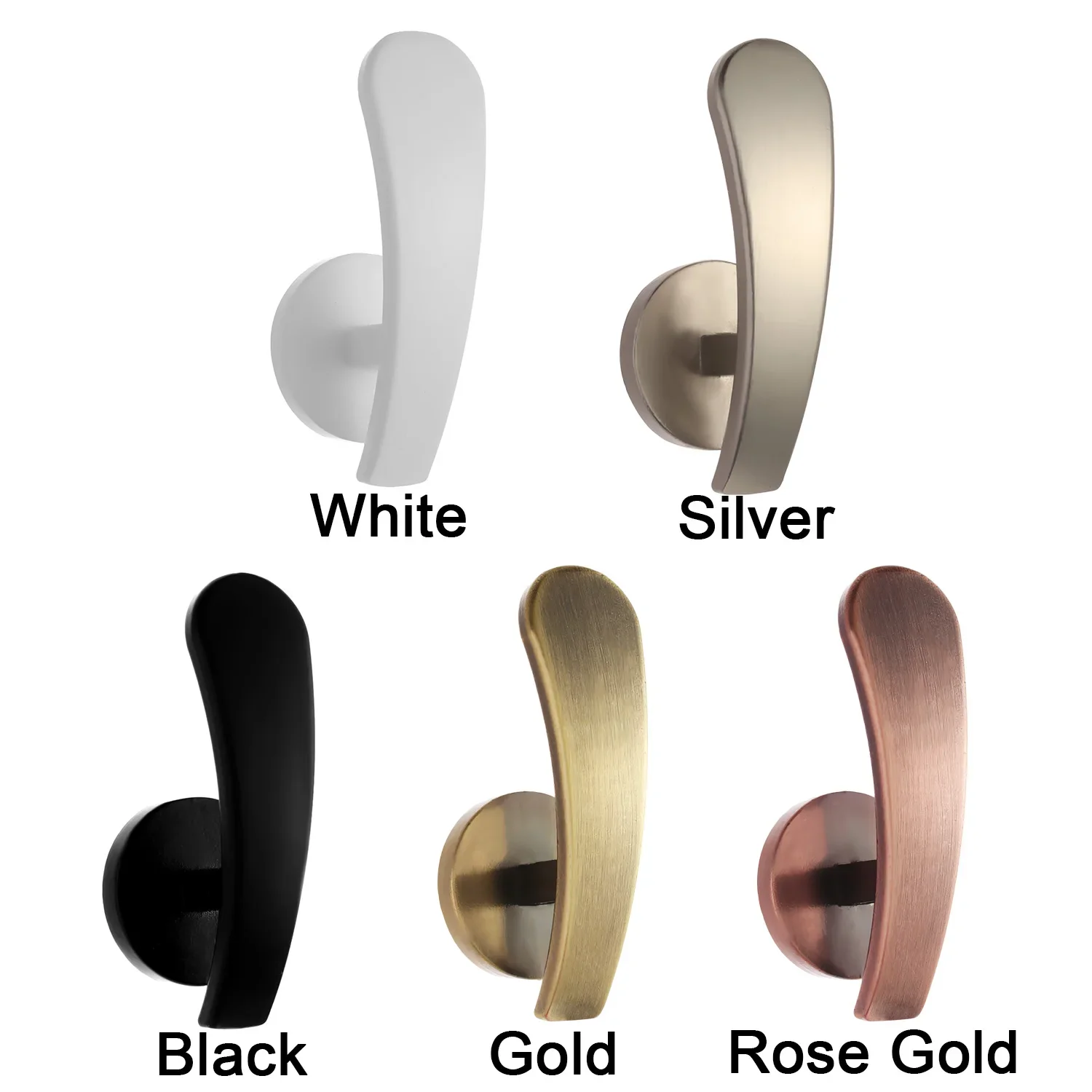 Curtain Holder 2pcs/set Retro Practical Durable Wall Hanger Metal Hooks