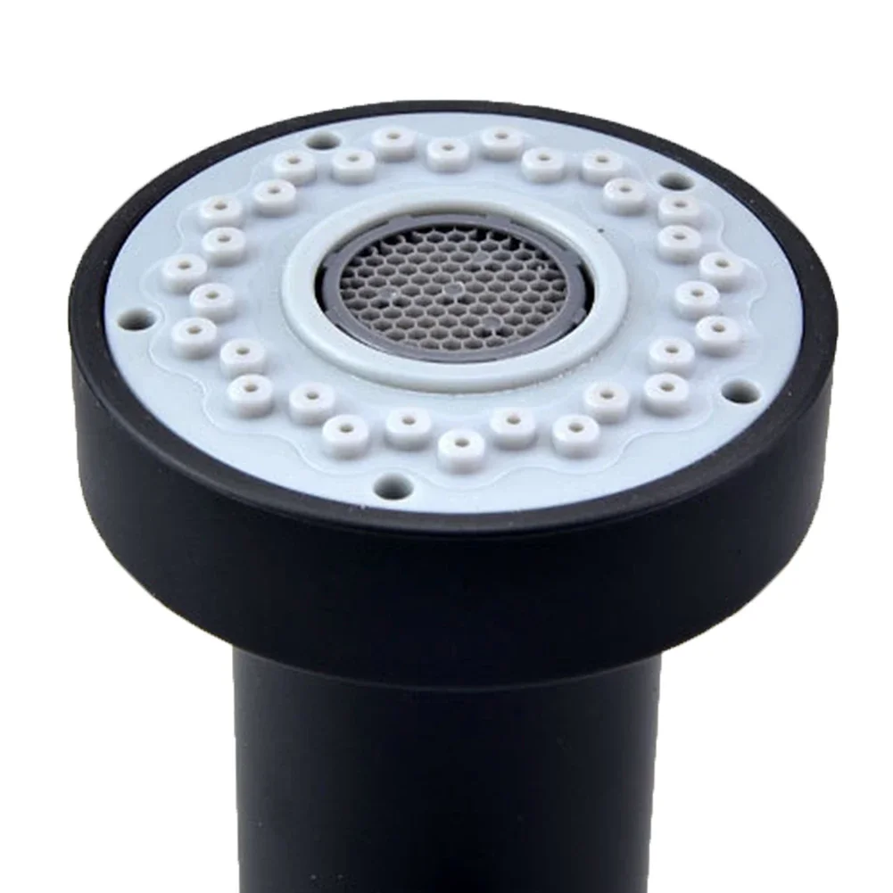 1pc Home Faucet Tap Sink Black Fixtures For Kitchen G1 / 2 ABS Plastic Nozzle Bubbler Pull Out Spray Head Faucet Kitchen 6