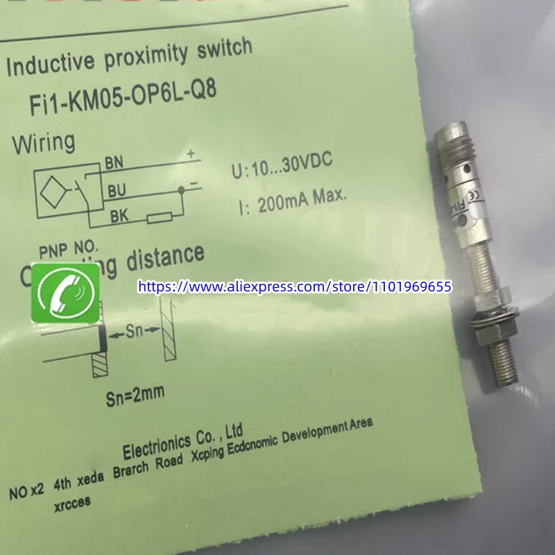 

2pcs New approach switch Fi1.5-KH6.5E-OP6L-Q8 Fi1.5-KH6.5E-ON6L-Q8 Fi1.5-KH6.5E-CP6L-Q8 Fi1.5-KH6.5E-CN6L-Q8