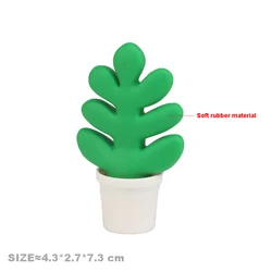 Large Building Block Accessories Set for Creative Construction - Houses, Furniture, Pillars, and Fences for Kids (Potted plant)