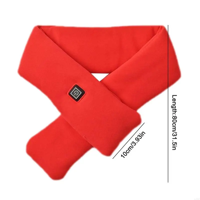 448C Winter USB Electric Heating Scarf Adjust Temperature Scarves Neck Warm Shawl