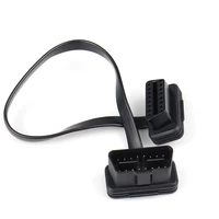 30/60/100CM Flat+Thin As Noodle 16 Pin Socket OBD OBDII 16Pin Male To Female Car Scanner OBD2 Extension Cable Connector - Image 2