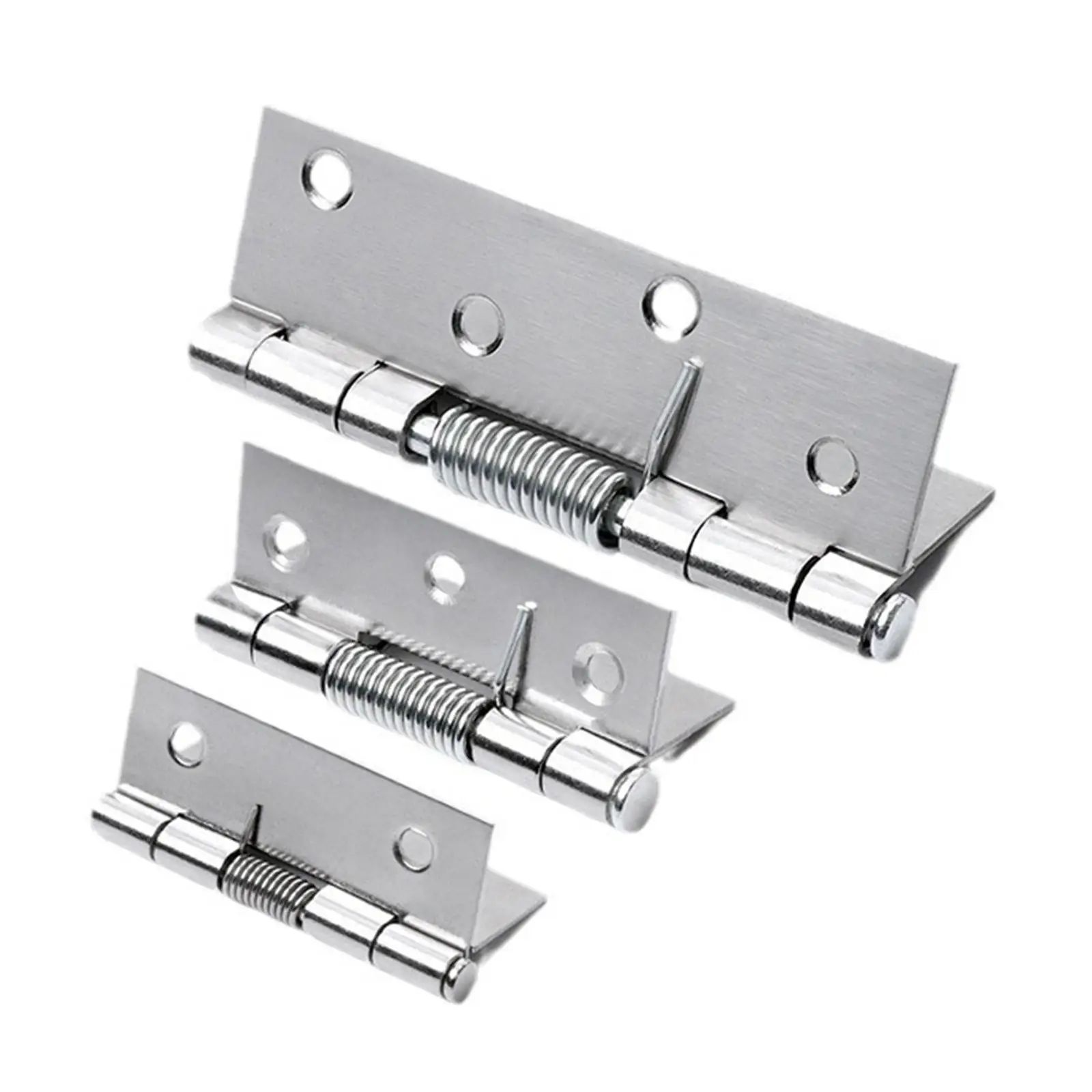 Spring Door Hinges Stainless Steel Self Closing Heavy Duty Door Hardware for Cabinet Garage Door Spring Door Hinges Stainless Steel Self Closing Heavy Duty Door Hardware for Cabinet Garage Door