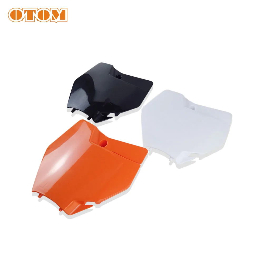 OTOM 3 Colors Front Number Plate Plastic Cover For KTM SX SXF XC