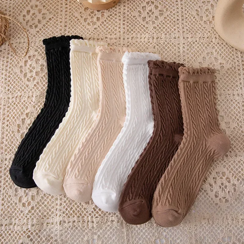 

Heaped с пузырьками кавайные маленькие и деревянные носки Luo Kou кожаные кружевные женские черные туфли Harajuku Ear