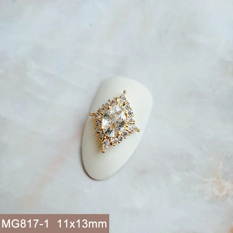 10 개/몫 궁전 레트로 레이스 나비 꽃 지르콘 합금 네일 아트 크리스탈 매니큐어 손톱 Accesorios 용품 장식 매력