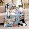 3D Printing DUMBO Cartoon Pattern Blanket Is Suitable for Sofa Cute Soft Flange Blanket Gifts 4