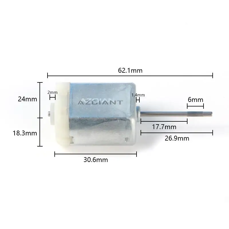 Azgiant  ڼ , DIY 峭 ̴ ǳ   ,   , FC280, DC 12V, 62mm, 12000RPM, Ʈ 5 