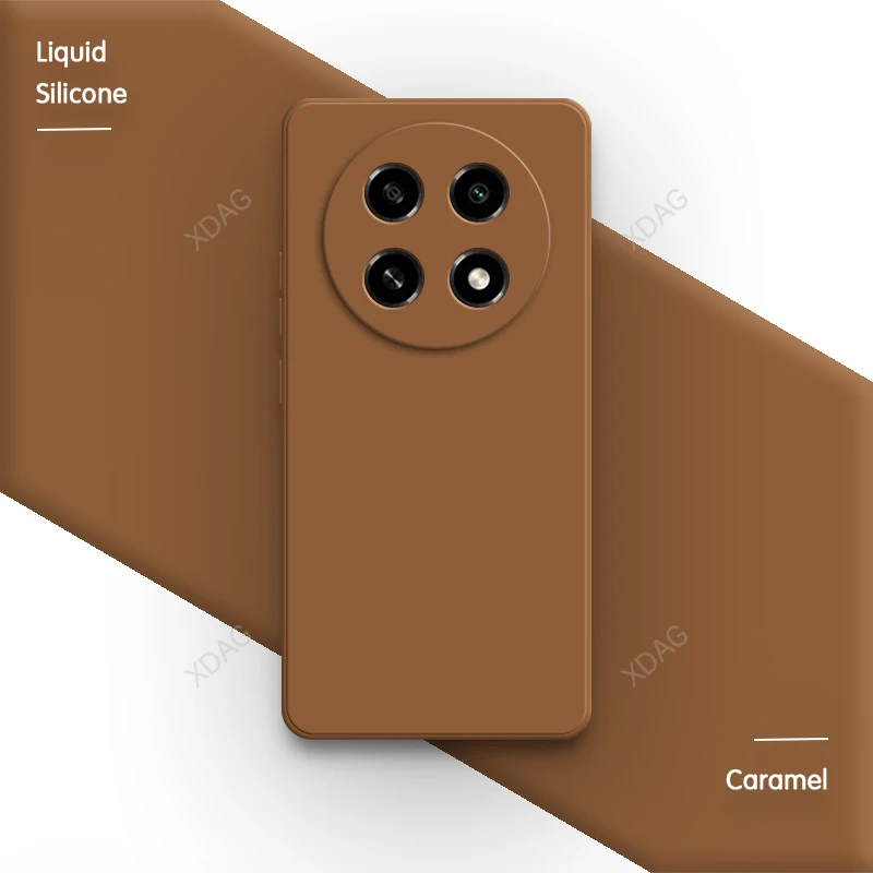 Premium Liquid Silicone Phone Case with Lens Protection - Soft Back Cover