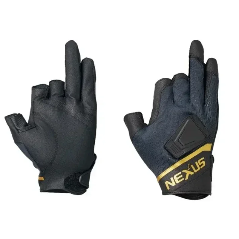 Gants de pêche d'hiver trois doigts exposés GL-112V - Chauffants et imperméables pour pêche au rocher