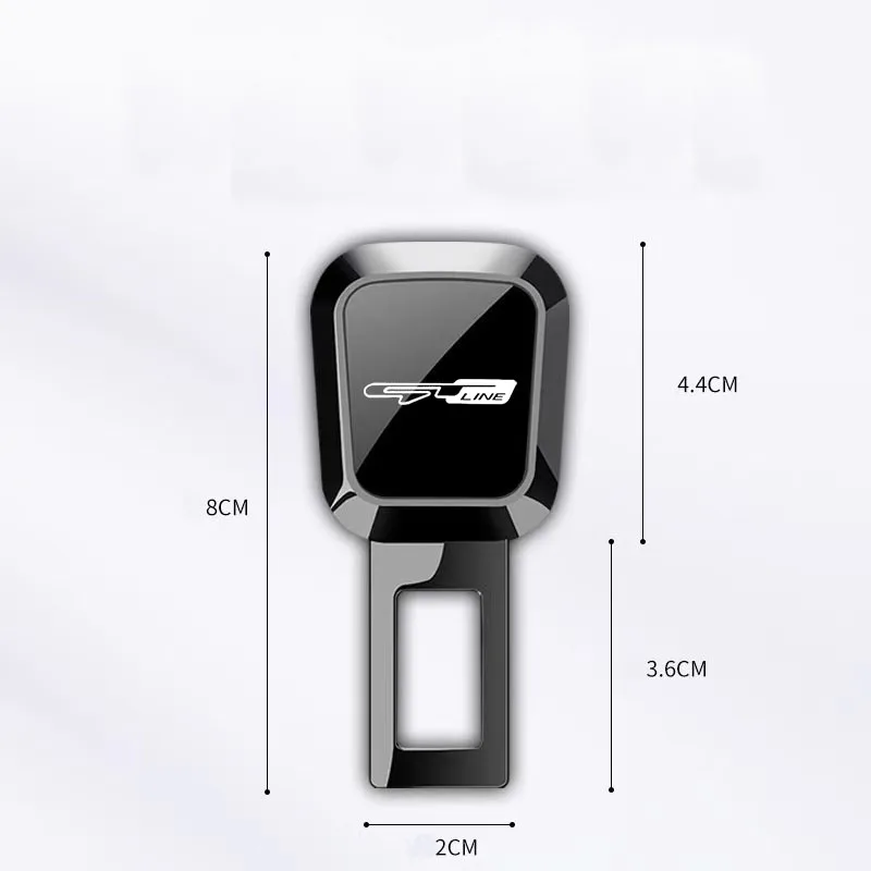 For Kia KN Sportage Picanto Rio K5 Optima Ceed Niro Venga Car Seat Belt Clip Extension Plug Car Safety Seat Lock Buckle seat belt extender seat belt clip car seat belt accessory