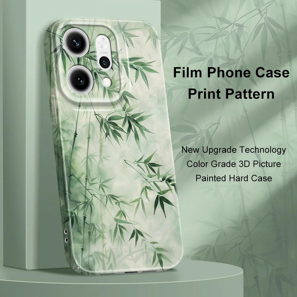 Green Bamboo Forest Phone Case - Elegant Eco-Friendly Hard Cover