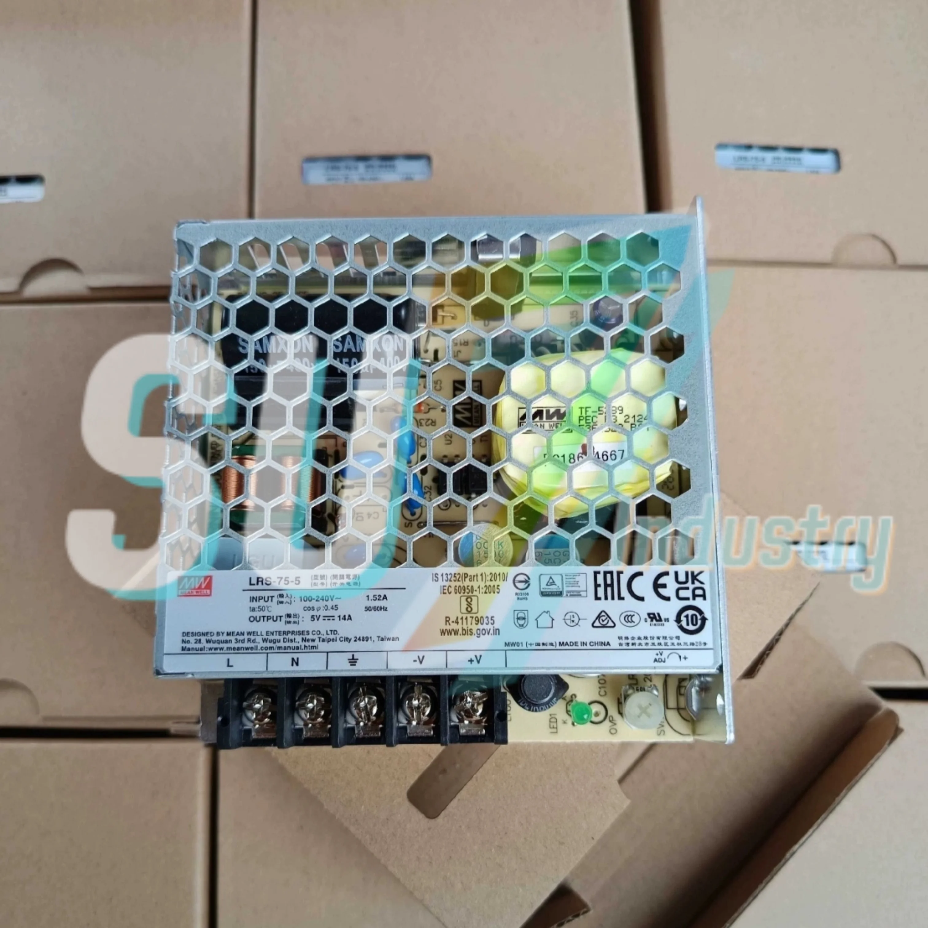 Mean Well LRS-75-24 LRS-75-5 스위치 전원 공급 장치 박스 내 새 제품