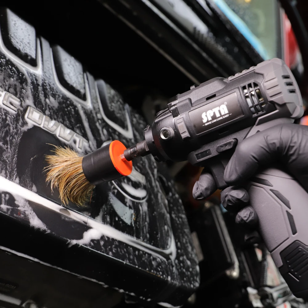 Set 11 Pennelli Per Dettaglio Auto – Pulizia Interni Ed Esterni Con Spazzole In Setola, Filo Di Acciaio E Mini Spolverino