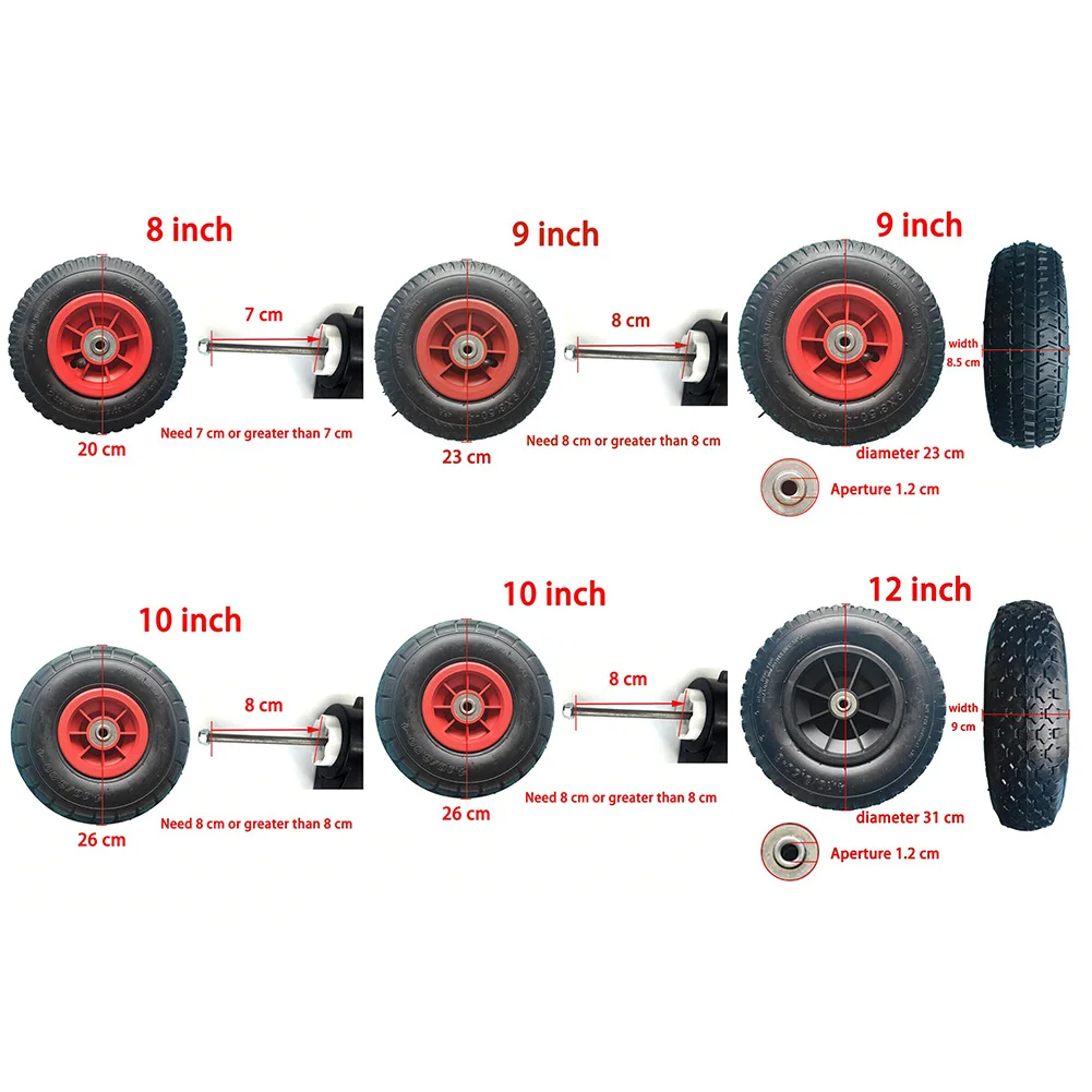 

For Baby Three-Wheeled Motorcycle Electric Car Tire Pneumatic Wheel Gift Rubber Wear-resistant Electric Vehicle Tire