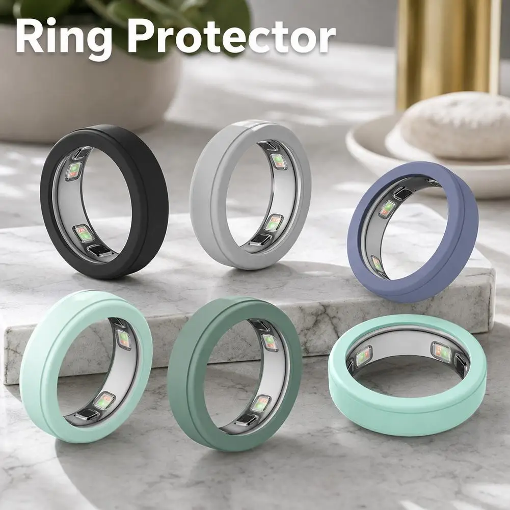 Custodia Protettiva in Silicone per Oura Ring 5, Protezione Morbida per Smart Ring, Accessori per Allenamento Uomo Donna, Custodia per Dito