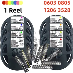 Versatile Multicolor Light - Emitting Diodes - Yellow, Red, Green, Blue, White - 1 Reel (4000PCS/3000PCS/2000PCS) (3528 blue 2000pcs)
