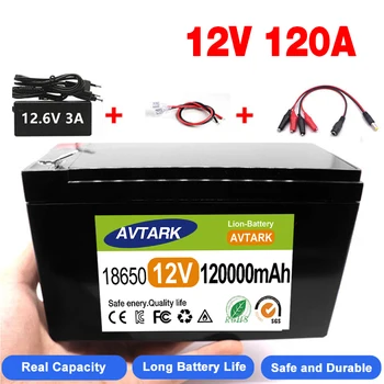 리튬 다리미 인산염 배터리 팩, 태양열 보트용 내장 BMS, 12.6V 충전기, 12V, 45Ah, 50Ah, 100Ah, 120Ah, 신제품
