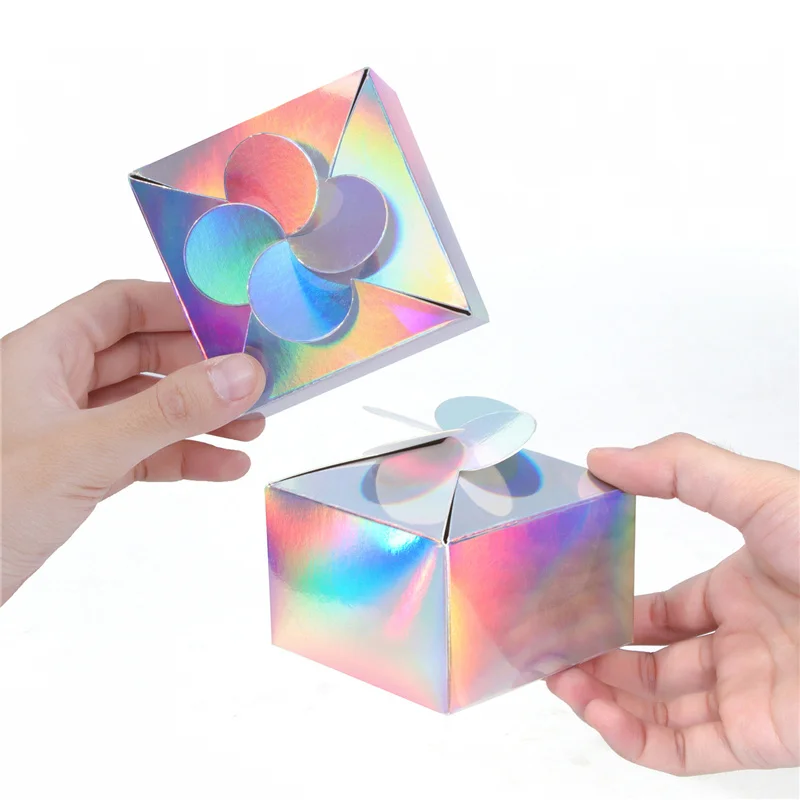 200 Teile/los Bunte Laser Papier Box Handgemachte Seife Aromatherapie Mooncake Verpackung Box Süßigkeiten Geschenk Box Großhandel – Detail 10