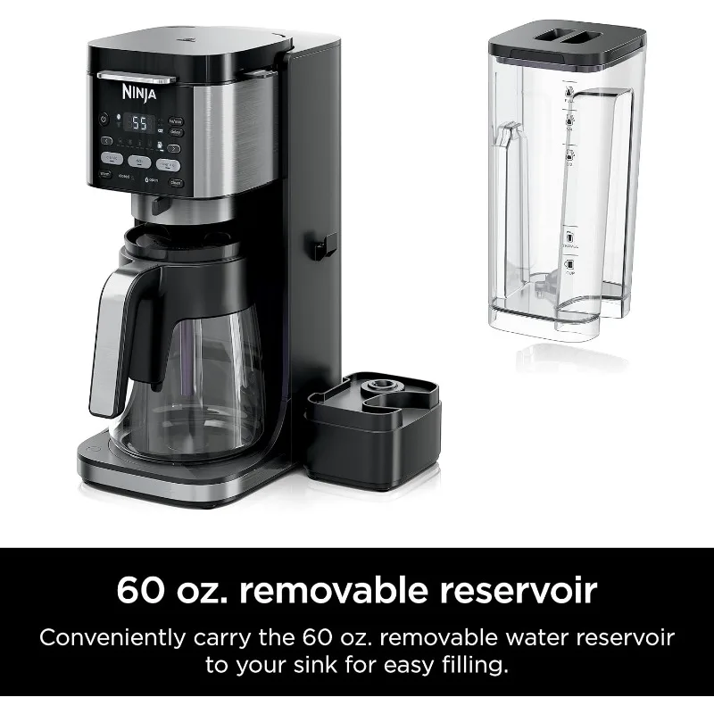 Ninja Drip Coffee Maker with K-Cup Pods, Hot and Iced Coffee Machine, 12 Cup Single Serve Coffee Maker with Paper Filter, CFP101 5