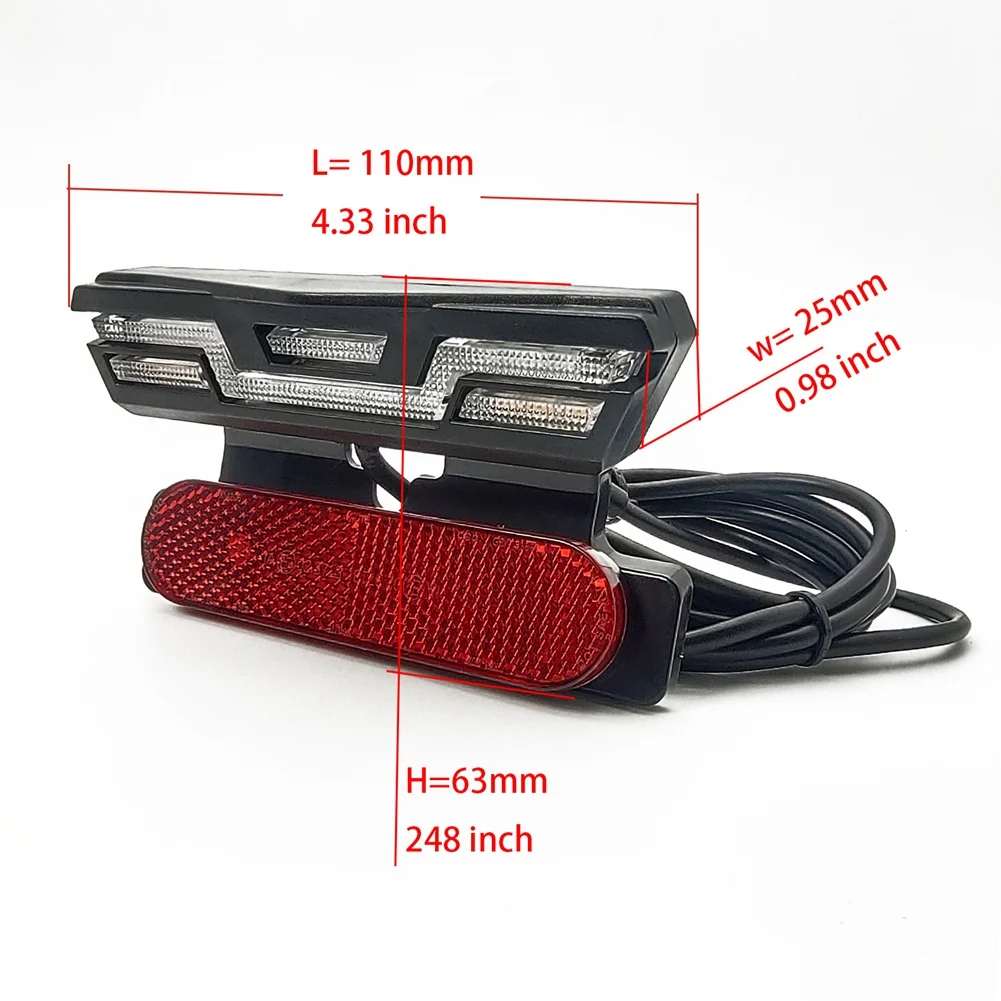 EBike Front Brake Rear Light Kit for Bafang BBS01 BBS02 BBSHD Headlight