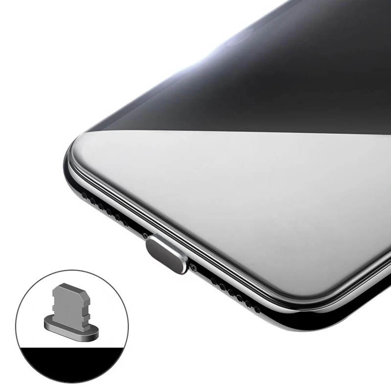 Metal Dust Plug For Iphone 14 13 12 Pro Protective Charging Port For Ios Anti Dust Proof Cover Cap For Apple Ipad Lighting Port
