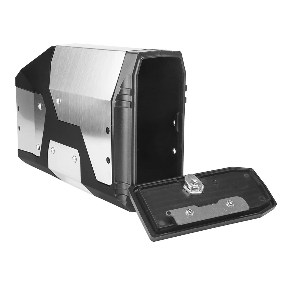 Werkzeugbox 29 x 8 cm für Seitenkofferträger Cutout/Lock-it schwarz für BMW R 1200 GS LC Adventure (2014-2018