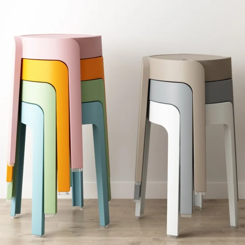 

MK1069-Plastic thickened simple round stool