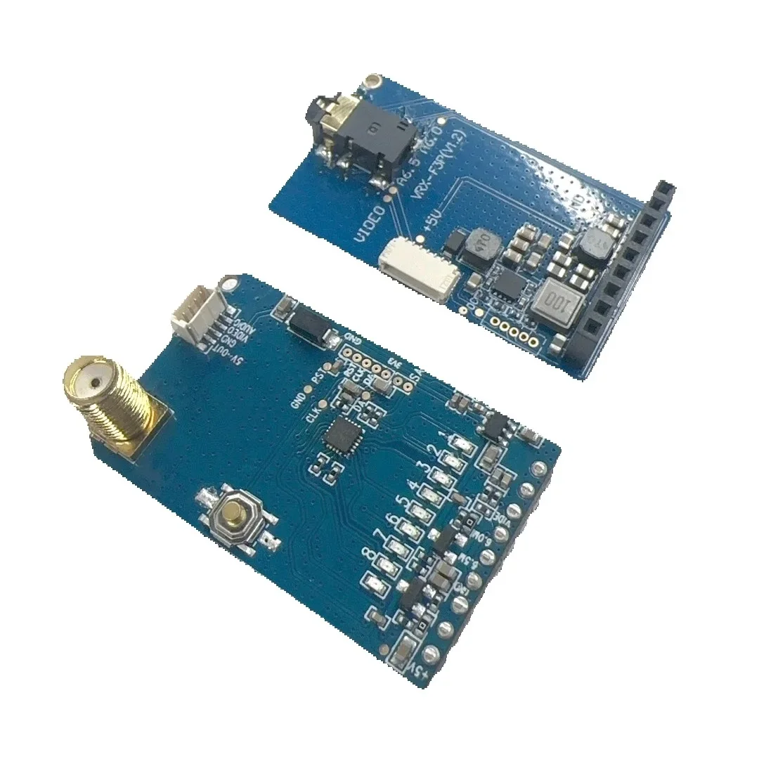 FlytoFPV VRX-1G7 Récepteur Vidéo 1.7G/1.9G 8CH FPV pour Lunettes Fatshark/Skyzone/DJI