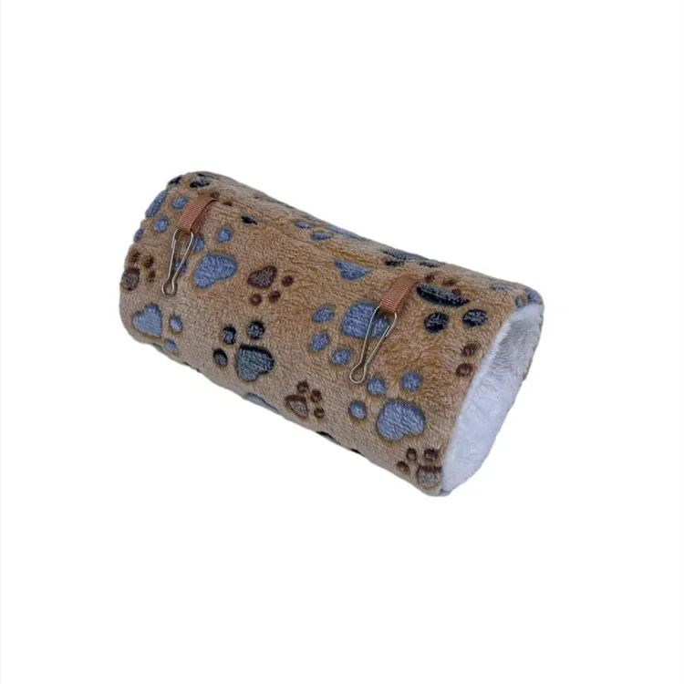 Hamster Toy Maze Hamster Cage Tunnel Small Pet Tunnel Hamster Cage Ferret Tunnel Hammock For Rat Warm Hamster Tube Toy Hanging Bed Cage For Rabbit Guinea Pig Small Animals